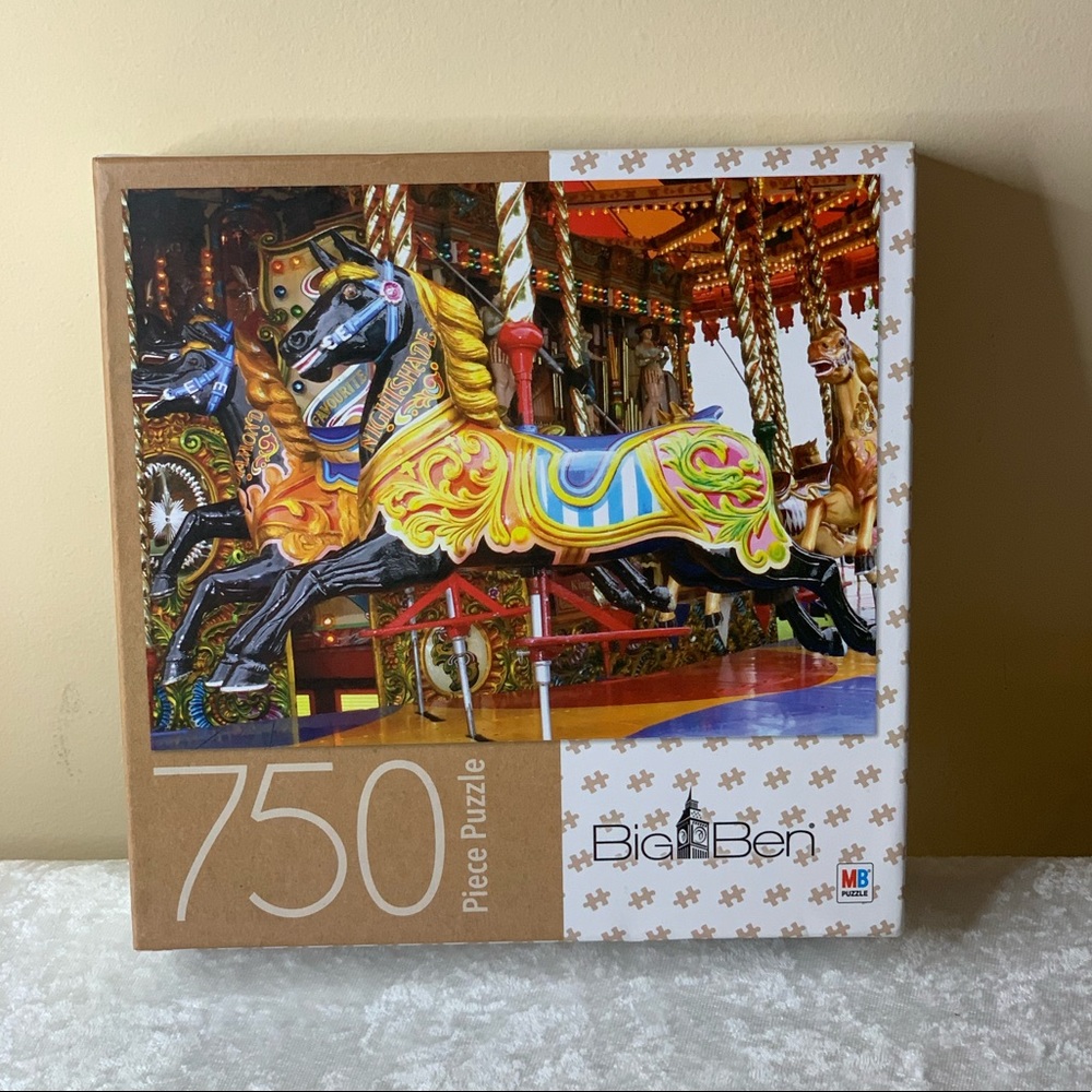 Big Ben/ Milton Bradley 750 piece puzzle: Carousel Horse